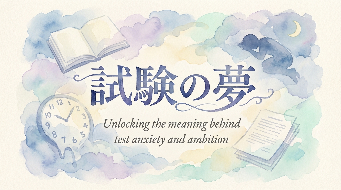 試験の夢の意味とは？シーン別に夢占いが示す心理を徹底解説！