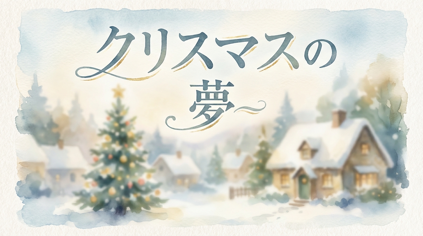 クリスマスの夢の意味とは?シーン別の暗示を夢占いで解説!