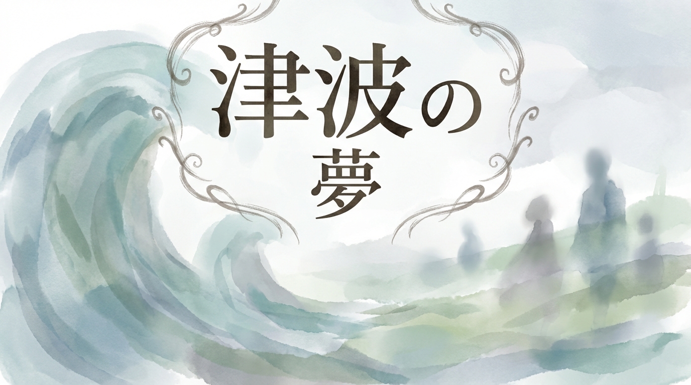 津波の夢の意味とは？状況別に夢占いの暗示と開運のメッセージを徹底解説！