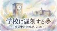 学校に遅刻する夢の意味とは？状況別の暗示と開運アドバイスを紹介！