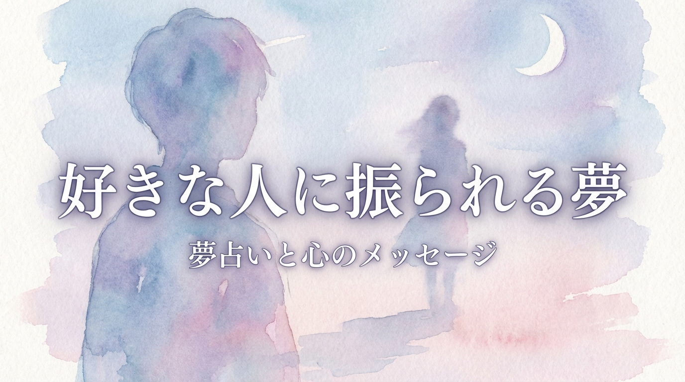 好きな人に振られる夢の意味とは？実は吉夢の理由と状況別に暗示を解説！