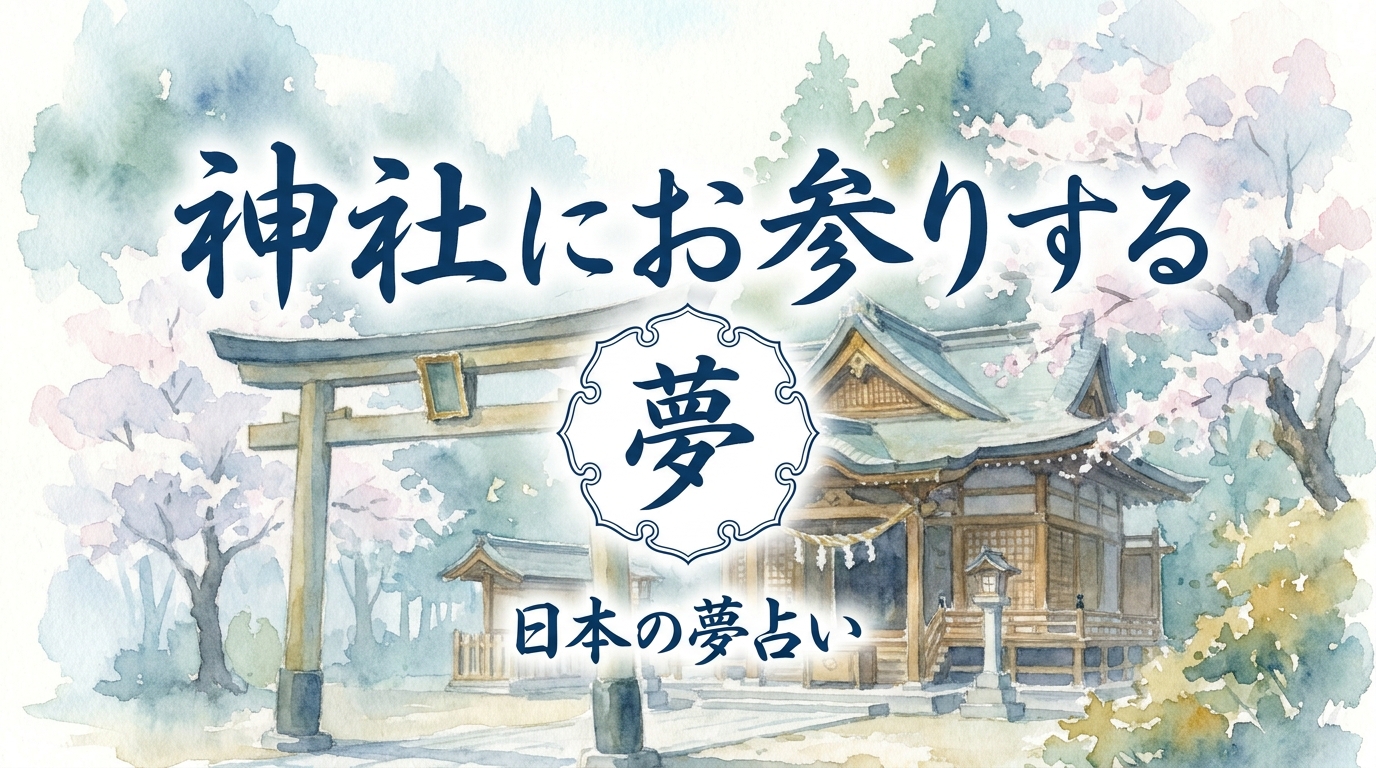 神社にお参りする夢の意味とは?吉夢のサインと運気上昇の暗示を解説!