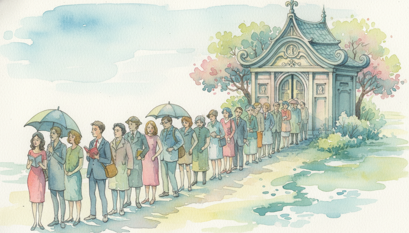 トイレに並ぶ夢の基本的な意味