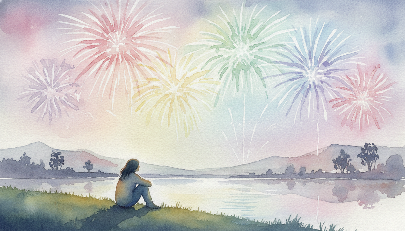 状況別に見る花火を一人で見る夢の詳しい解釈