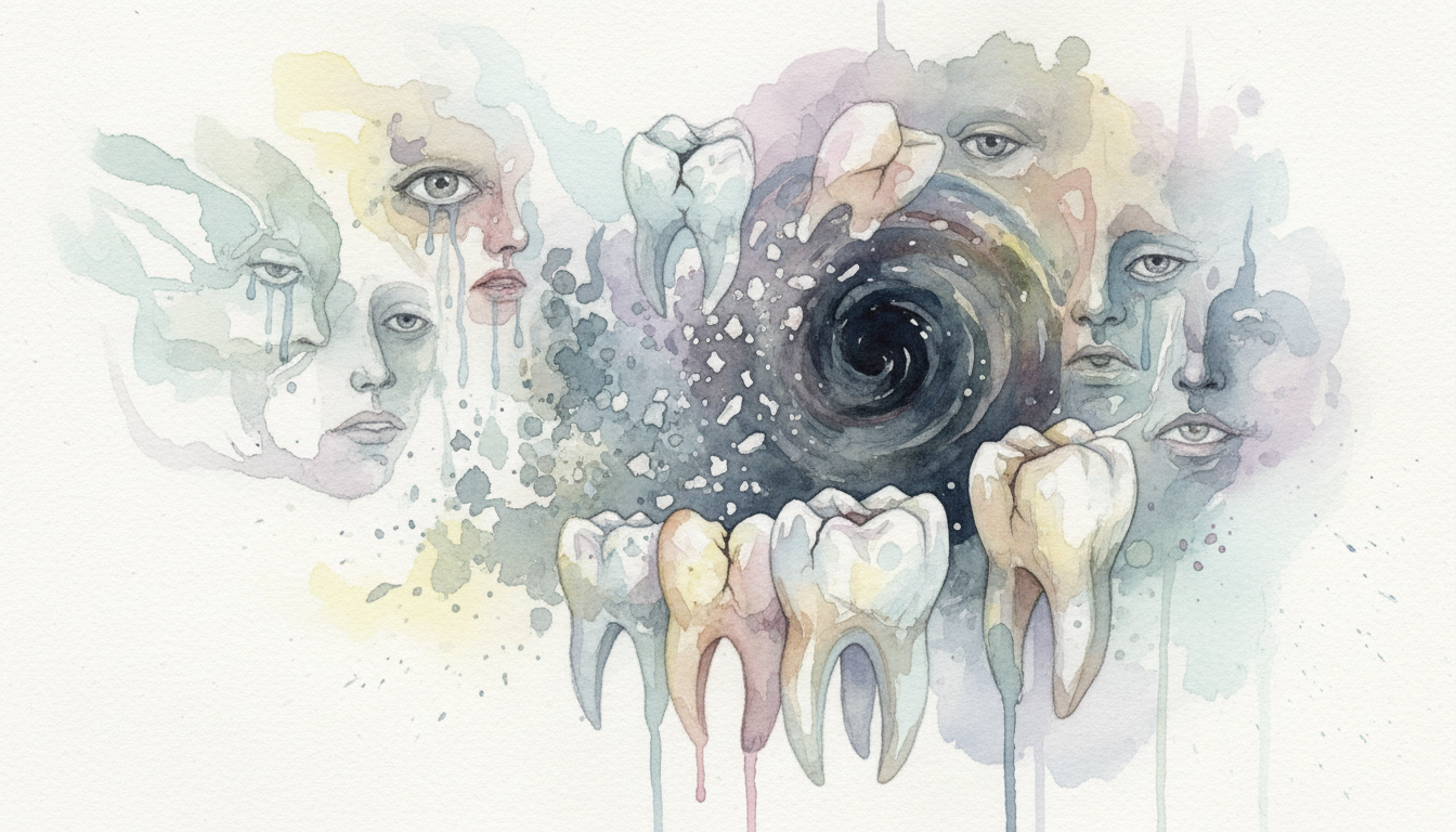 歯がボロボロになる夢の基本的な意味