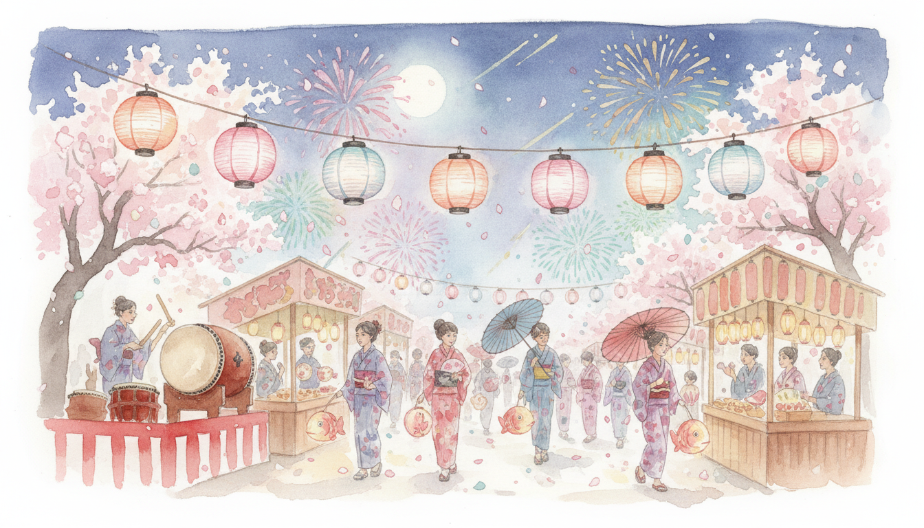 お祭りの夢が夢占いで示す基本的な意味