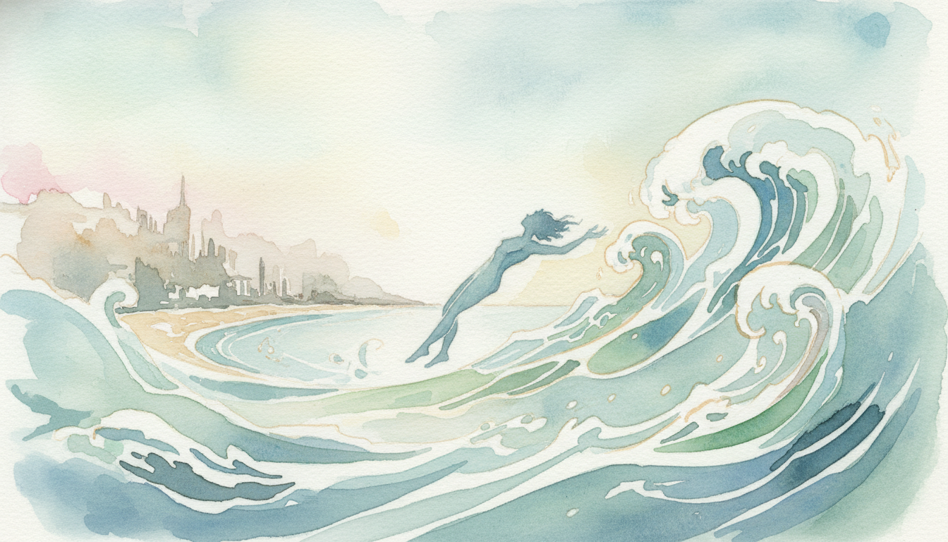 津波で助かる夢の基本的な意味